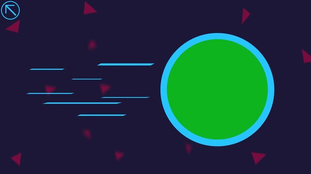 Motion graphics templates for the intro title and green screen media presentation banner template