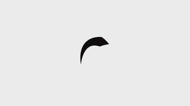 Twelve hours clock run, moving time arrows, 12 hours clock dial loop, twenty-four hours time lapse animation, Hours appear on a Black background and quickly go