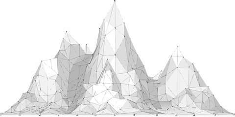 a 3d graph with multiple peaks and valleys © Dayal