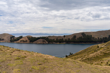 Obraz premium lake titicaca