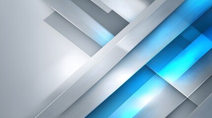 Obraz premium Quiet Abstract Technology Background with Layered Digital Panels and Copy Space