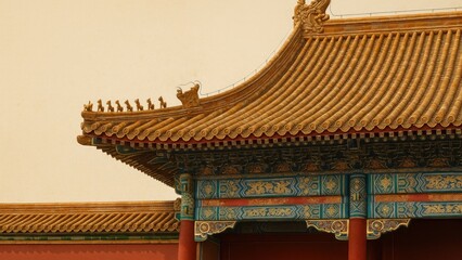 Traditional Chinese architectural elegance wallpaper