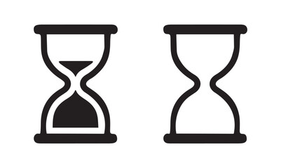 hourglass vector illustration png. Sand watch icon set. Hourglass symbol. vector illustration eps file.  © Jayanto