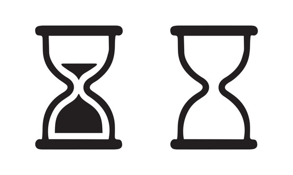 hourglass vector illustration png. Sand watch icon set. Hourglass symbol. vector illustration eps file. 