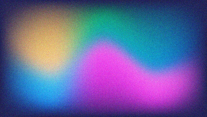 4K colorful grainy gradient background. Retro grainy gradient background noise texture effect...