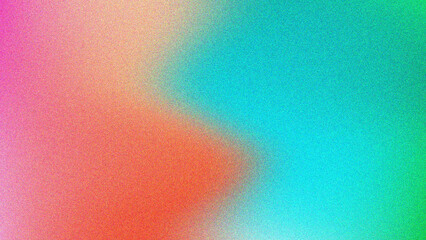 4K colorful grainy gradient background. Retro grainy gradient background noise texture effect...
