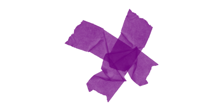 Purple X mark abstract digital art black background modern graphic design transparent textured cross shape overlay - Powered by Adobe