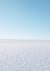 Fototapeta premium Serene snowy landscape under sky