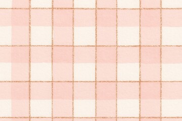 Fototapeta premium Soft pink checkered pattern
