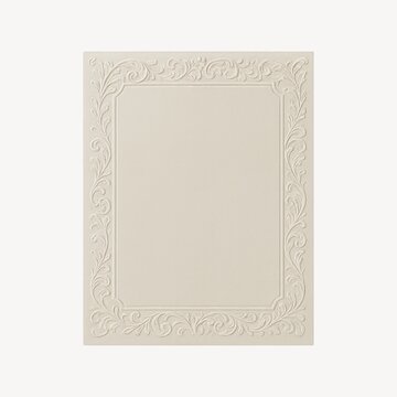 Elegant embossed frame design