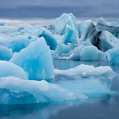 Beautifully Great icebergs in Greenland