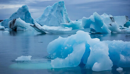 Beautifully Great icebergs in Greenland
