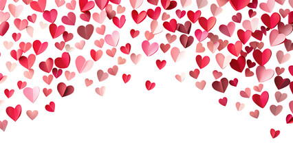 Red and pink hearts on black background red hearts 1