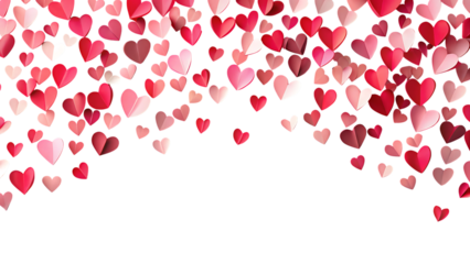 Red and pink hearts on black background red hearts 1