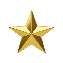 Obraz premium Elegant golden star symbolizing excellence