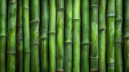 Obraz premium Bamboo Stems Pattern Texture Background.