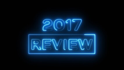 Business plan text illustration on black background. 2017 review concept business and financial year. Growing economy investment target and goal achievement on strategy. 