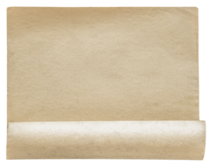 Vintage Scroll with Beige Textured Background