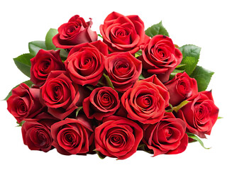 Obraz premium Bouquet of red roses on black background flowers floral arrangement