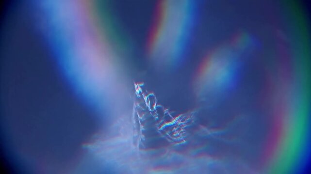 Light Refraction Abstract Spectral Distortion