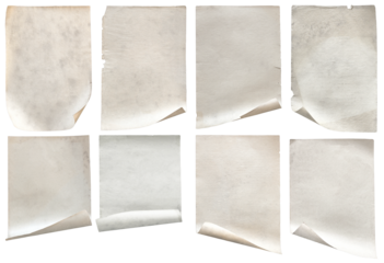 Vintage Roll Papers Set for Creative Projects