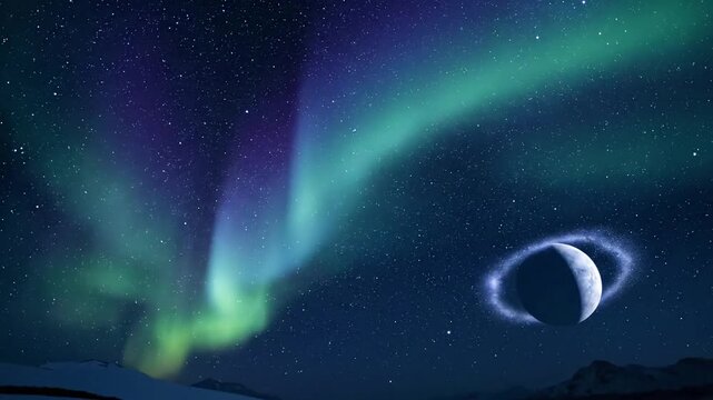 Subtlety of Space Emphasize the delicate and understated beauty of the corona effect against a dramatic backdrop.