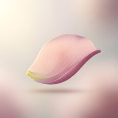 Fototapeta premium Delicate pink petal in soft light