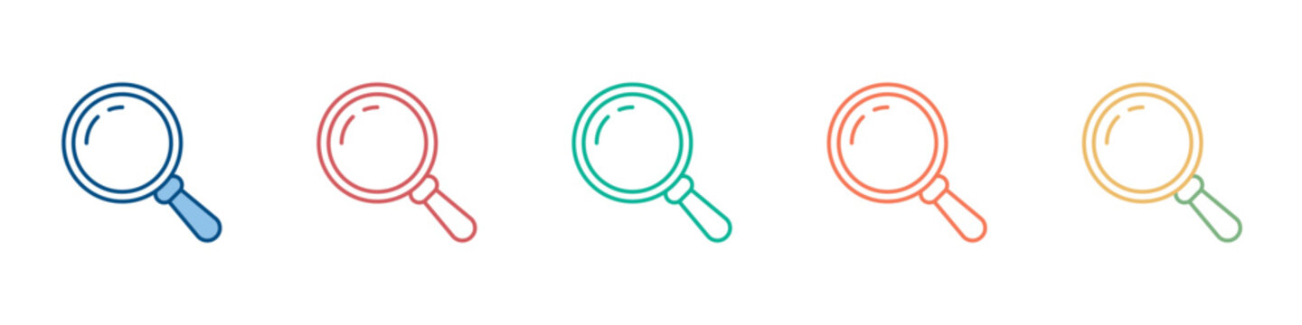 Explore Icon Set Multiple Style Collection 