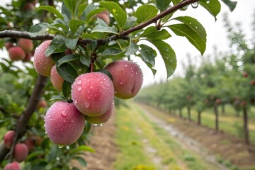 Apple in Japanese orchard