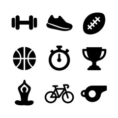 Sports & Fitness Icon Sheet