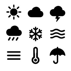Weather & Climate Icon Sheet