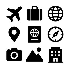 Travel & Tourism Icon Sheet