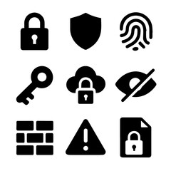 Security & Privacy Icon Sheet