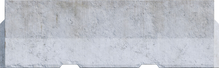 Obraz premium Concrete Road Safety Barrier for Traffic Control and Construction Zones