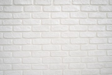 Textured white brick wall background