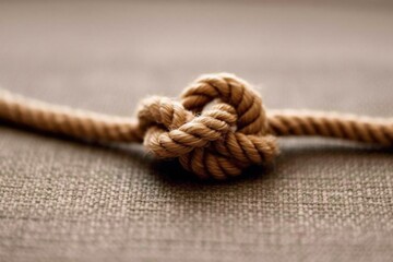 close up rope knot