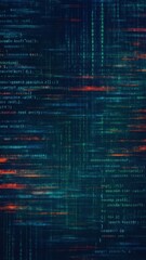 Obraz premium Futuristic digital code mobile wallpaper