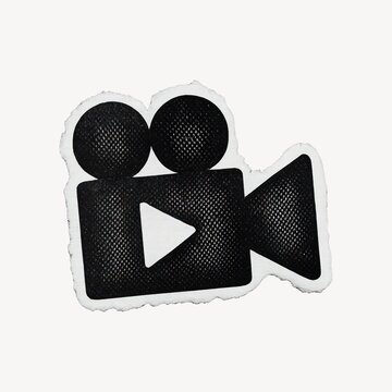 Textured film camera icon