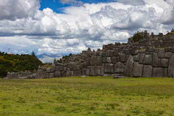 View Of The Inca Ruins Of Sacsayhuaman, Cusco, Peru