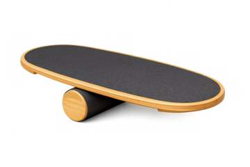 Wood balance board for training and core stability