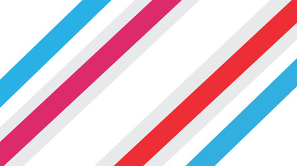 Fototapeta premium Seamless vintage wallpaper design featuring a colorful pattern of red, blue, and white striped lines on a grunge paper texture textile backdrop