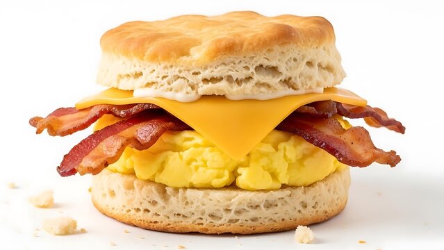 Breakfast biscuit sandwich