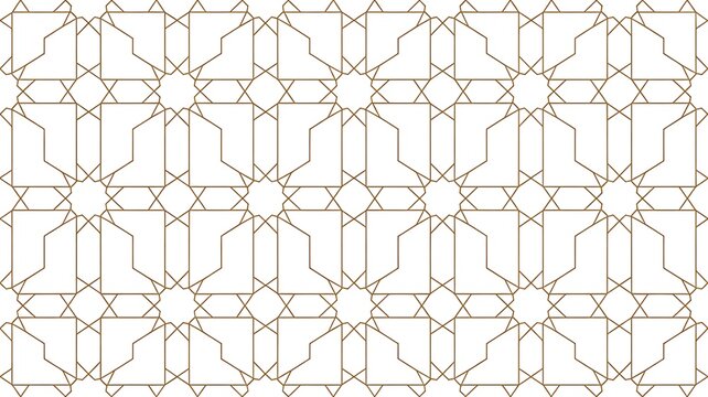 Intricate geometric pattern