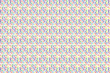 Alphabet Letter Seamless Pattern Design
