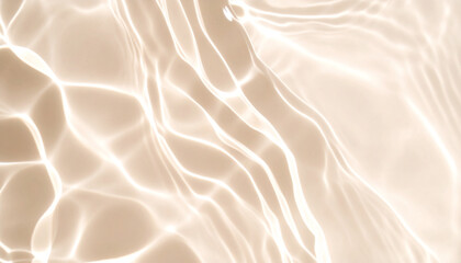 Naklejka premium 光を反射する美容液の水面テクスチャ 抽象的で上質なスキンケア背景｜Glowing skincare serum surface texture with luminous abstract beauty background