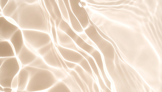 光を反射する美容液の水面テクスチャ 抽象的で上質なスキンケア背景｜Glowing skincare serum surface texture with luminous abstract beauty background