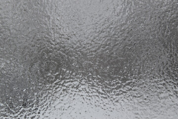 Frost on a window, Sainte-Apolline, Qu&eacute;bec, Canada