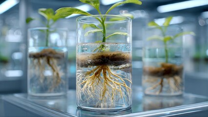 lab tested plant growing 