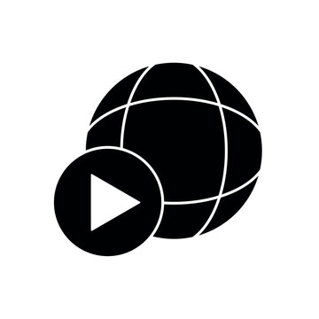 Simple Virtual Tour icon for social media, app, and web design. Vector illustration, Eps 10.