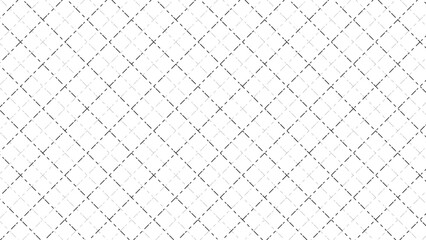 Diagonal cross line grid pattern. Abstract geometric black diagonal line mesh decorative elements on white background. For websites, covers, backgrounds, posters, wallpapers, paper, notebook.